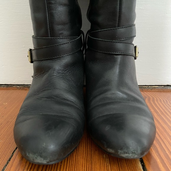 Lands End Canvas black leather boots, size 7 - Picture 7 of 8